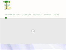 Tablet Screenshot of naturaldgaia.com.br